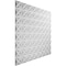 Ekena Millwork Coralie EnduraWall Decorative 3D Wall Panel, White, 19 5/8"W x 19 5/8"H WP20X20CIWH - alternate 4